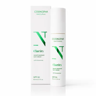 Clarity SPF 50 Day Cream with Exosomes · Collagena Natural 50ml