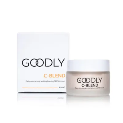 C-BLEND КРЕМ SPF50 - Слънцезащитен дневен крем с Витамин C от GOODLY