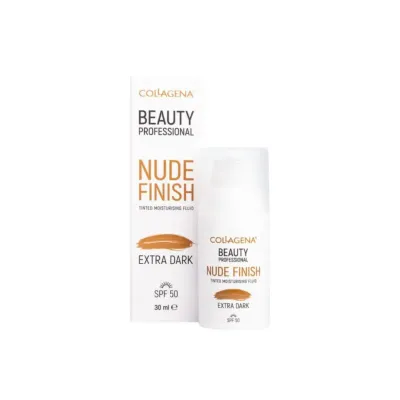 НЮД ФИНИШ ФЛУИД Extra Dark - Тониращ и хидратиращ флуид SPF50